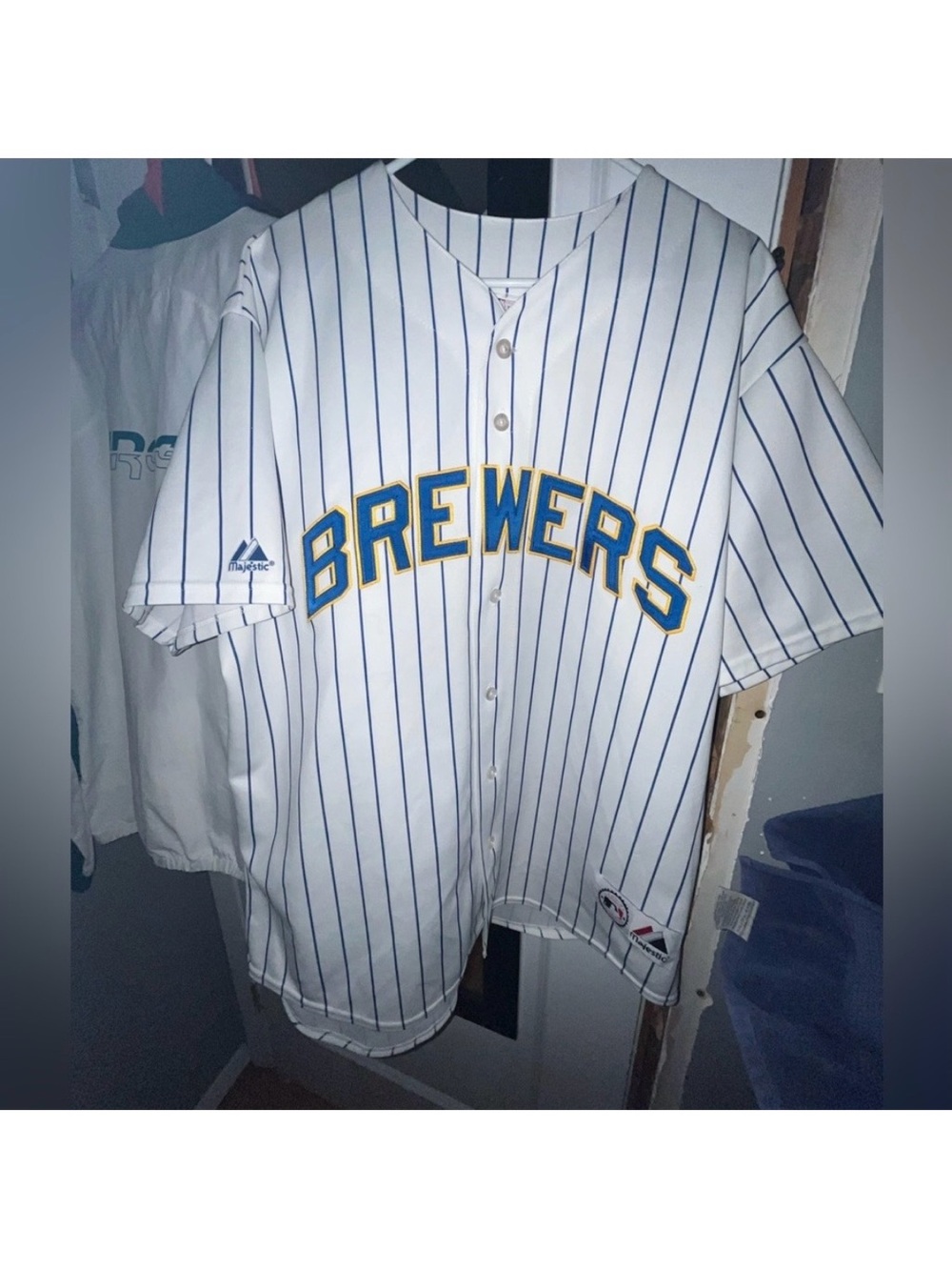 Milwaukee Brewers Retro Tony Gwynn Jr #22 Majestic MLB Throwback Baseball Jersey